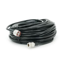 Коаксіальний кабель Voltronic YT42367 N Type (тато)  -  N Type (мама), 20м Black