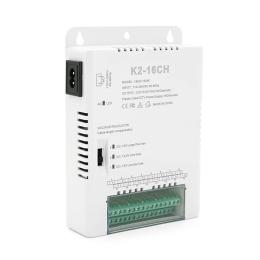 Імпульсний блок живлення Voltronic 12 / 13,5 / 15V-10A / 16CH по 1А, у пластиковому корпусі, 16-ти канальний