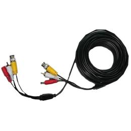 Коаксіальний кабель Viatec BNC + DC + AV 20м