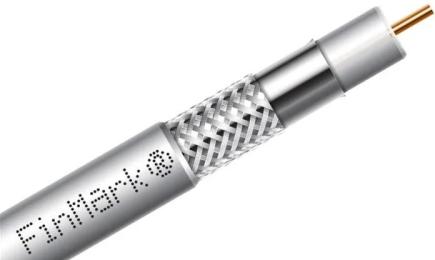 Коаксіальний кабель FinMark F 660BVcu 100 м White