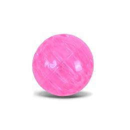 Мяч Bambi Пострибунчик PR2511 Pink 6 см, світиться, з мотузкою 1 м