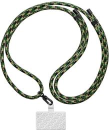 Ремінець для смартфона ArmorStandart Rope Black with Clear holder Military (ARM76092)