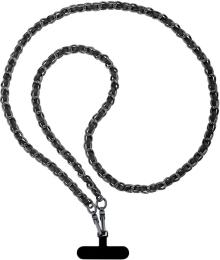 Ремінець для смартфона ArmorStandart Leather Chain link Aged Ruthenium Black with Leather (ARM77035)