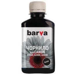 Чорнило для принтера BARVA G Canon Pixma G1400/G2400/G3400 (GI-490) 180г Black пігментне