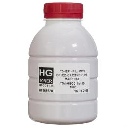 Принтерний тонер HG toner HP CLJ CP1025 M175/275 Canon LBP-7010M/7018M 100г Magenta