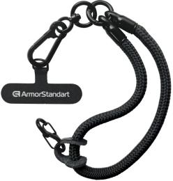 Ремінець для смартфона ArmorStandart S-Rope Black Onyx with Dark holder (ARM76103)