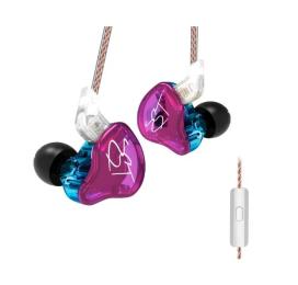 Дротові навушники Knowledge Zenith ZST Purple з мікрофоном