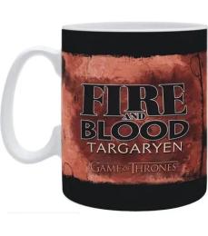 Кухоль Abystyle GAME OF THRONES Fire and blood Targaryen (Гра Престолів) 460мл