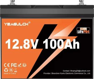 Акумулятор для ДБЖ YEAGULCH 12.8V - 100Ah YEAGULCH-12,8V/100Ah