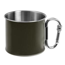 Кухоль MIL-TEC Steel Cup 500мл (З карабіном) (14608202)