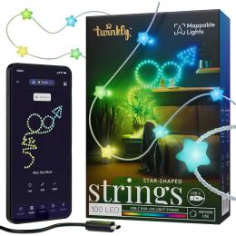 Гірлянда Twinkly Strings Star RGB 100 IP20, 6м (TWKS100RGB-T)