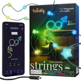 Гірлянда Twinkly Strings Star RGB 200 IP20, 12м (TWKS200RGB-G)