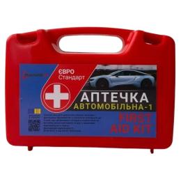 Аптечка Poputchik 02-005-П Red автомобільна