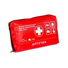 Аптечка Poputchik 02-021-М Red автомобільна