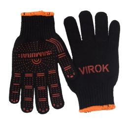 Рукавички робочі VIROK SAMURAI Black Orange розмір 10 (83V115)