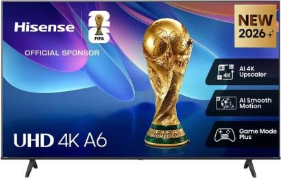 Телевізор Hisense 43A6S Black 43