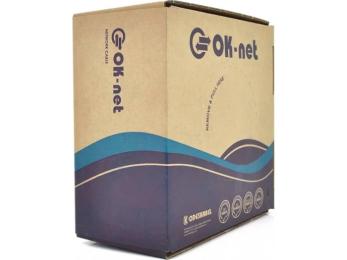 Вита пара OK-Net UTP cat.5 305м (U/UTP-cat.5Е-SL) (КПВ-ВП (100) 4 * 2 * 0, 48)