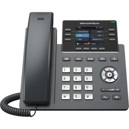 Grandstream GRP2613W, Professional P Phone, 3 SIP accounts, 6 lines, 2x GbE PoE, Wi-Fi, 320x240 (2.8&amp;quot;) color LCD, 24 virtual BLF keys, 5V/0.6A PS