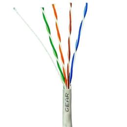 Вита пара Gear UTP cat.5e CCA 4 * 2 * 0.51 PVC 305м Gray (GEC-UTPCCA051305)