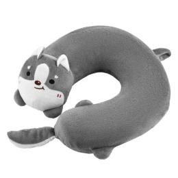 Туристична подушка Ardesto Travel Cat 28х28см Gray (ART3034NEP)