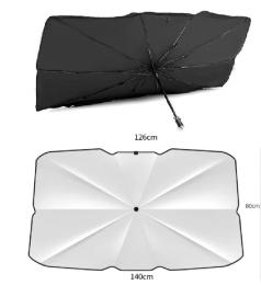 Автомобільна шторка на вікно Voltronic Sun blind-140*40