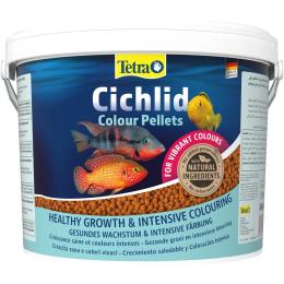 Корм Tetra Cichlid Colour для всіх цихлід для яскравості забарвлення гранули 10 л/3,6 кг (201392)