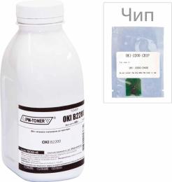 Принтерний тонер IPM OKI B2200 2400 + 65г Black (TDO02-65-CH)
