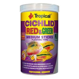 Корм Tropical Cichlid Red Green Medium Sticks для всіх цихлід палички 1 л/ 360 г (63726)