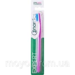 Зубна щітка Nordics 6580 Expert Curve Soft Purple Blue (3800501908525)