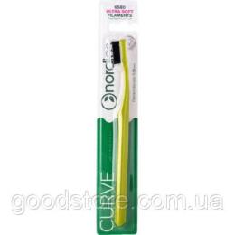 Зубна щітка Nordics 6580 Expert Curve Ultra Soft Black Green (3800501908884)