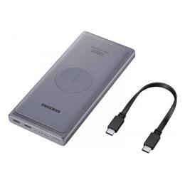 Зовнішній портативний акумулятор Samsung EB-U3300XJEGEU 10000 mAh Gray з бездротовою зарядкою (Уцінений)