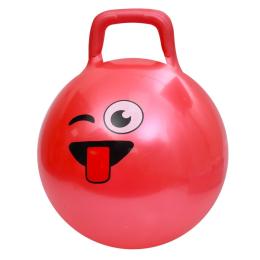 Мяч для фітнесу Bambi Смайл MS 4856(Red) 45 см, з ручкою