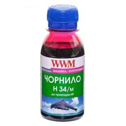 Чорнило для принтера WWM HP № 22/134/136 100г Magenta (H34/M-2)