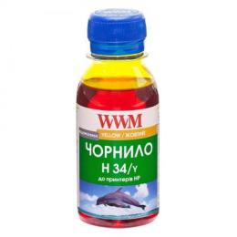 Чорнило для принтера WWM HP № 22/134/136 100г Yellow (H34/Y-2)
