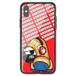 Чохол-накладка Joyroom Silicon Glass Adoonga Series для iPhone X Picture Hip-Hop