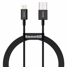 Дата-кабель Baseus Superior Series Fast Charging CALYS-C01 2m USB(тато) - Lightning(тато) Black