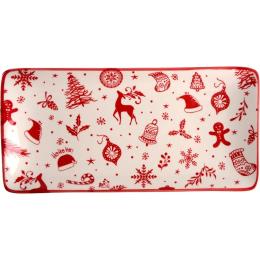 Блюдо LIMITED EDITION NY XMAS MOOD 25,5x13 см (TRSC-GY5025-P25)