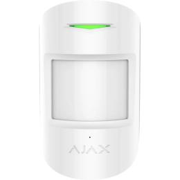 Датчик руху Ajax CombiProtect White + датчик розбиття скла