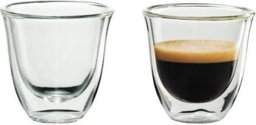 Набір стаканів Delonghi DLSC310 ESPRESSO 2 шт Clear