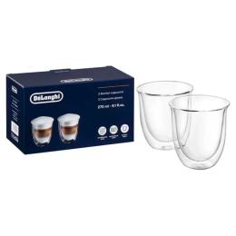 Набір стаканів Delonghi DLSC311 CAPPUCCINO 2 шт Clear
