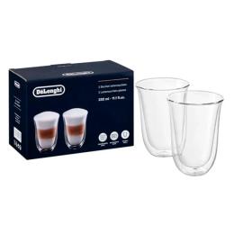 Набір стаканів Delonghi DLSC312 LATTEMACCHIATO 2 шт Clear