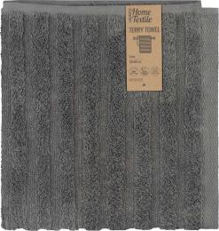 Рушник Ardesto Lines Dark Gray махровий, 100% бавовна, 50x90 см (ART2650LR)