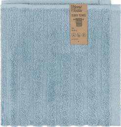 Рушник Ardesto Lines Blue махровий, 100% бавовна, 50x90 см (ART2650LW)