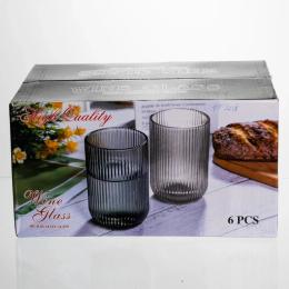 Набір стаканів YiWu HP-19-208 Clear