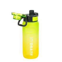Пляшка для води Bambi 2501-SP 800 мл Green Yellow