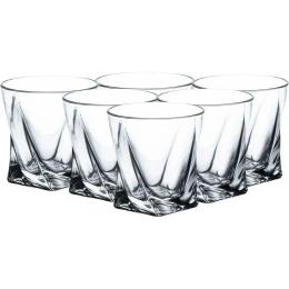 Набір стаканів YiWu для віскі з товстим дном, 6 штук Clear (HP555)