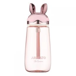 Пляшка для води Ardesto Bunny 600мл Pink