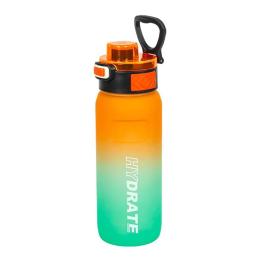 Пляшка для води Bambi 2501-SP 800 мл Turquoise Orange