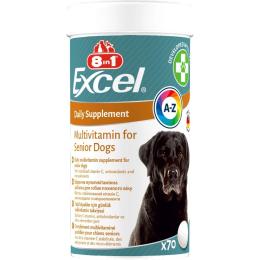 Вітаміни 8in1 Excel Multi Vitamin Senior для собак похилого віку мультивітамін 70 шт (661822)