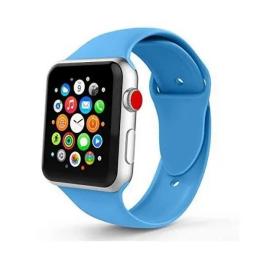 Ремінець для смарт-годинника Infinity Apple Watch 42/44mm/45mm Silicone Blue